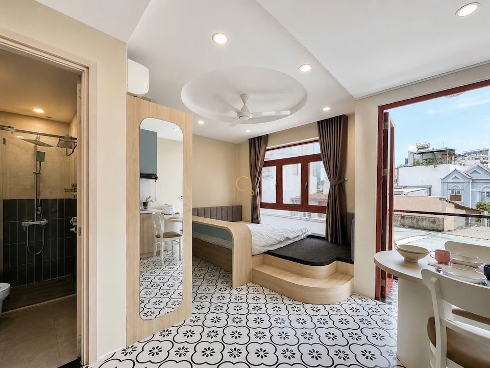 Studio apartment on Nguyễn Cửu Vân, Binh Thanh District